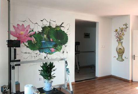 达州墙体彩绘相比墙纸的优势。