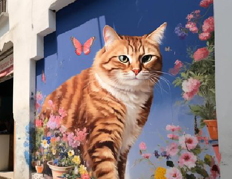 达州自己绘制有个性的手绘墙