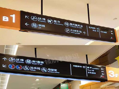 达州如何通过商场标识牌引导客流分布？