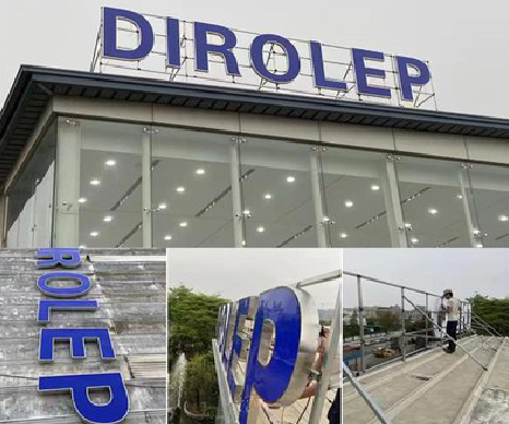 达州楼顶发光字安装的注意事项。